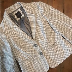 The Limited Gray Patterned Blazer / Coat